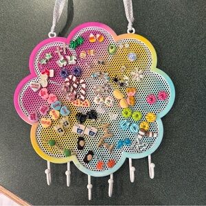 Cloud Earring Holder with 20+ pairs of earrings